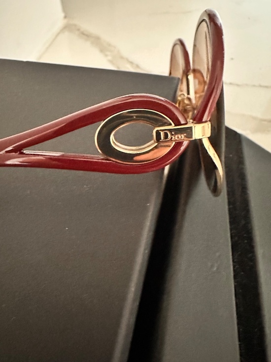 Dior New Volute Multilayer Gold SQ Round Ladies Sunglasses DIORNEWVOLUTE 0NOA 57